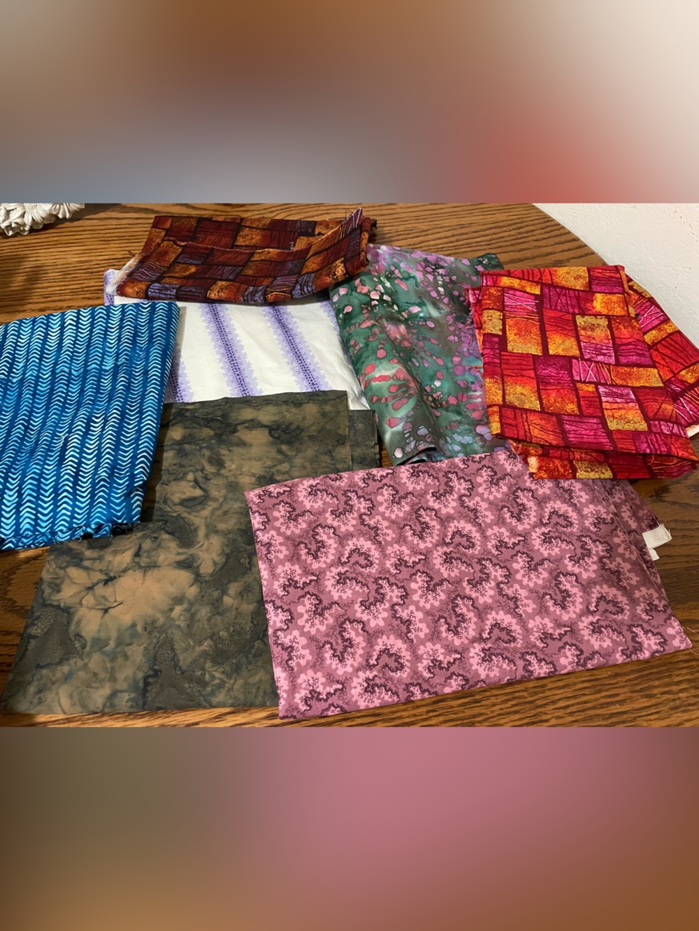 Cotton fabric quilting bundle